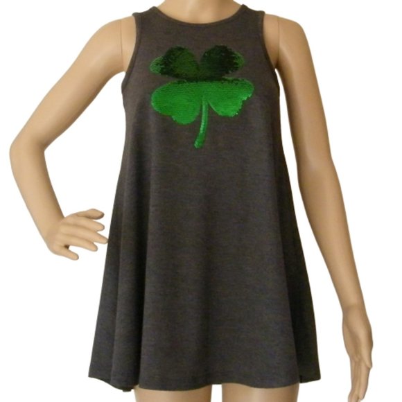LOL Vintage Top Size M St. Patrick's Tank Sequins - Picture 9 of 9